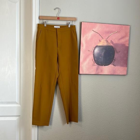 Gibson Latimer Gold Dress Pants Size 4 - Picture 1 of 4